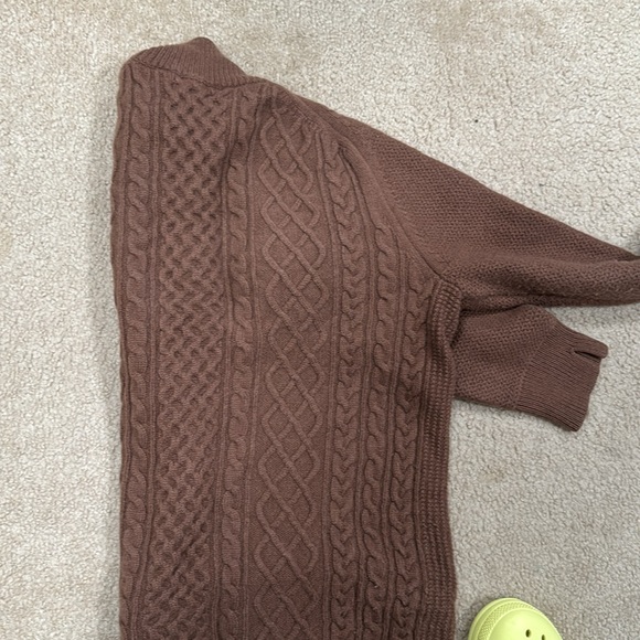 Uniqlo J+ wool sweater XL brown - Picture 3 of 4